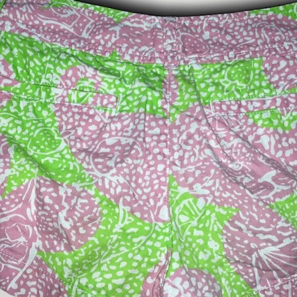 Lilly Pulitzer, Walsh Shorts Mimosa Citrus Chino Style Patterned Women’s Size 0 - Picture 6 of 8